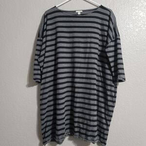 Vintage Gap Striped Flowing Dress Size Medium 90s Grunge